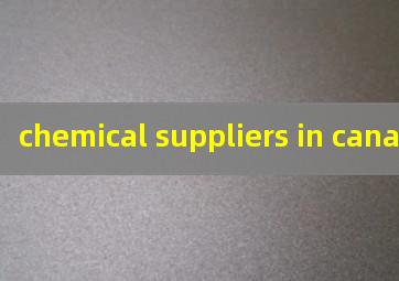  chemical suppliers in canada